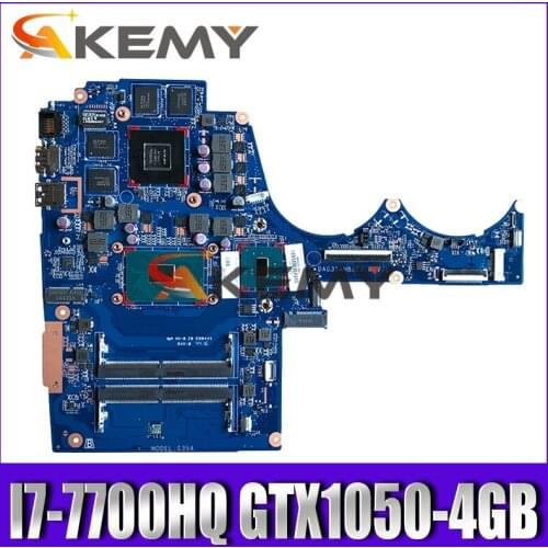 DAG35DMBAD0 Laptop motherboard For HP Pavilion 15-BC original mainboard I7-7700HQ GTX1050-4GB 914772-601