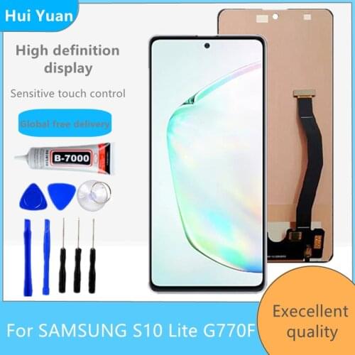 For Samsung S10 lite LCD Touch Screen Digitizer Assembly SM-G770F/DS SM-G770F Replacment Repair parts