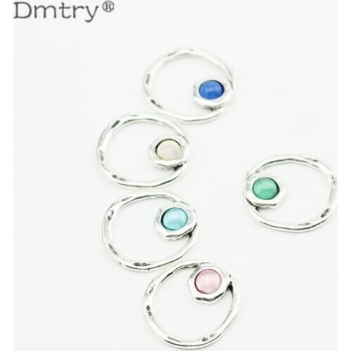 Dmtry (10pcs/lot) Fashion Jewelry Handmade DIY Findings Making Acrylic Beads Candy Color Bracelet Necklace Pendant Gift LC0196