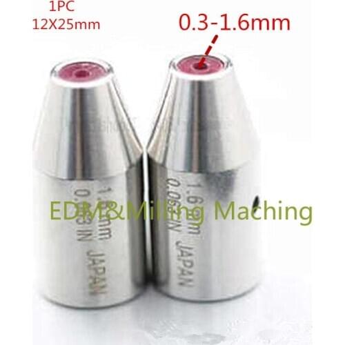 EDM Machine Ruby Ceramic Guide 12X25mm C140D 0.3-1.6mm Guide Tube For Drill Guide For Drilling EDM Machine