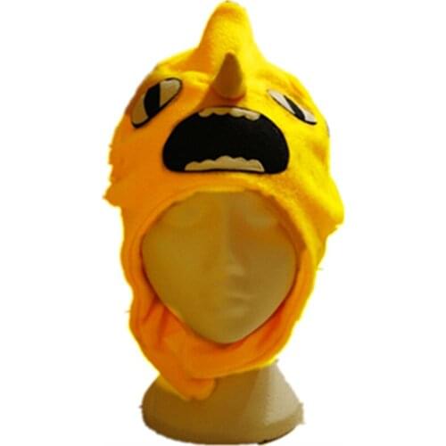 Adventure Finn Jack Fionna Earl of Lemongrab Hat Fleece Soft Plush Halloween Cosplay Cap Hat Lemongrab hat Character Beanies