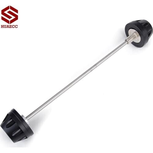 HUAECC For BMW R1200GS LC/ADV 2013-2019 Front Axle Fork Wheel Slider Crash Protector for R1250GS LC ADV 2012-2021