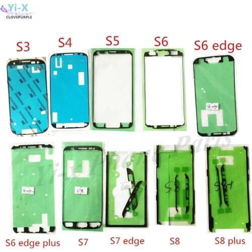 10pcs/lot Sticker Adhesive Glue Tape Front LCD Touch Screen for Samsung S3 S4 S5/S6 Edge/ S7/ S7 Edge /S8 / S8 plus / S9 S9 Plus