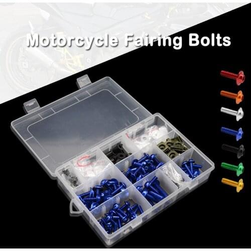 For Yamaha Motorcycle Fairing Bolts Kit Bodywork Screws Nut FZR 400 600 XJR1300 FJR1300 FZ1 FAZER R6S YZFR1 YZF600 TRX850 Parts