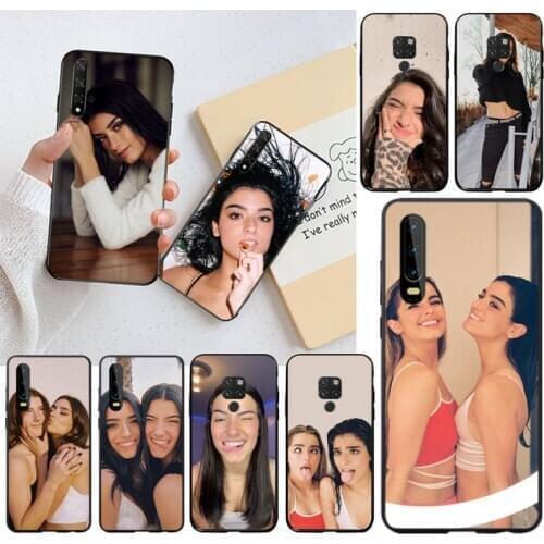 KPUSAGRT Charli and Dixie D'Amelio Coque Shell Phone Case for Huawei P40 P30 P20 lite Pro Mate 30 20 Pro P Smart 2019 prime