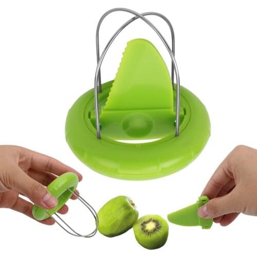 Kitchen Peeler Digging Core Twister Slicer Fruit Kiwi Cutter Device Cut Kitchen Tools Random Color