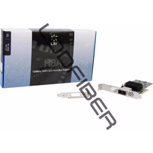 LSI 9300-8e PCI-Express 3.0 SATA / SAS 8-Port SAS3 12Gb/s HBA - Single--Avago Technology