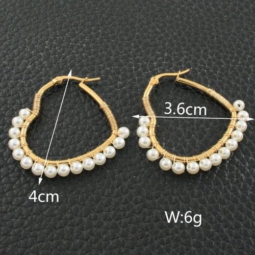 Love Heart Stainless Steel Women Hoop Earrings In Jewelry Gift Fashion Wholesale Joyas De Acero Inoxidable Para Mujer EFGZBTAG