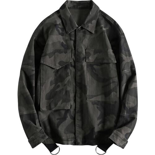 Spring Summer Army Coat and Jacket For Men Casual Cargo Military Multi Pocket Mans Trench Coats Camouflage Male Chaqueta Hombre