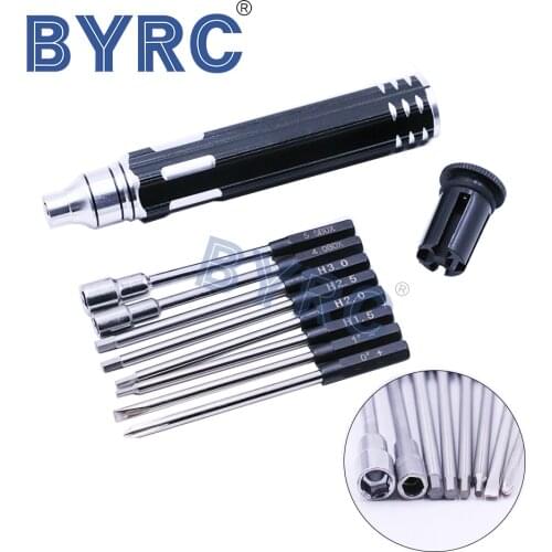 8 IN 1 RC Screwdriver Set Multifunction Professional RC Model Airplane DIY Tool Screw Driver Bit Set Model Aircraft Hand Tool