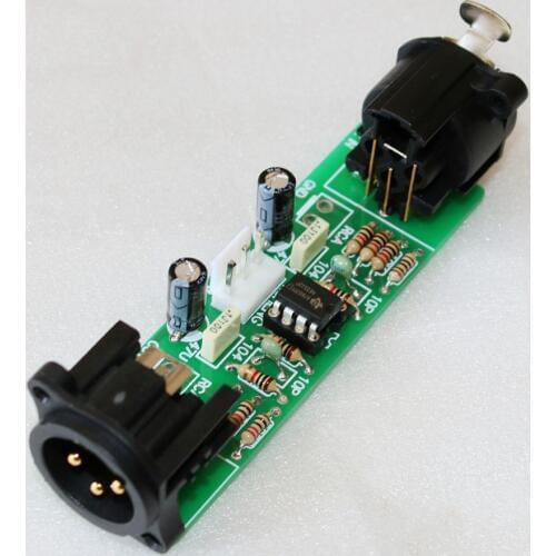 NE5532 Op amp Balance preamp / Unbalanced conversion balance / Balance to non-equilibrium / RCA to XLR board