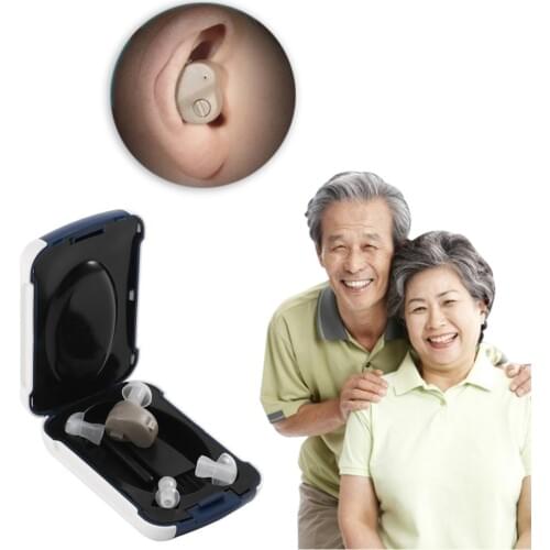 Small In-Ear Hearing Aids Voice Sound Amplifier Adjustable Tone Mini Hearing Aid Ear Health Care For Deaf People For The Elderly