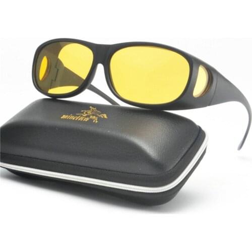 2019 fashion new men night vision anti-glare polarized Sunglasses anti UV glasses myopic mirror set mirror driving mirror NX