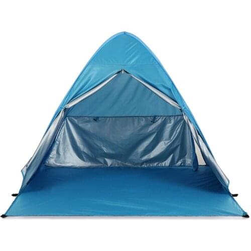 2020 Upgrade Beach Tent UV Sun Shelter Waterproof Lightweight Beach Sun Shade Canopy Cabana Beach Tents Fit 2-3 Person