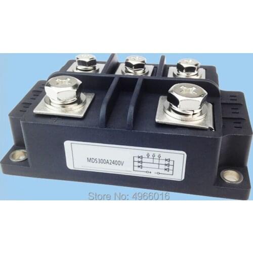 Original MDS300A2400V Electromagnetic Three-phase Rectifier Bridge Module DJ Equipment Accesories
