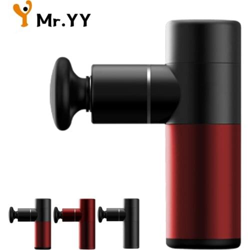 Pocket Mini Massage Gun Electric Fascial Body Leg Massager Neck Muscle Pain Therapy Fascia Gun For Waist Arm Back Massage Relief