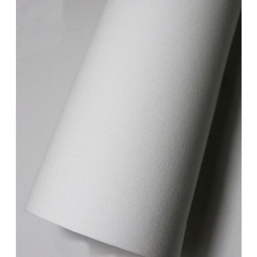 Popular white velvet car wrap film with air free bubbles Velvet vinyl sticker Cay styling 10/20/30/40/50cmx135CM/LOT