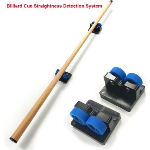 Xmlivet 2018 Professional Pool Billiard Cue Straightness Detection System Black Snooker cue stick straight detective tools