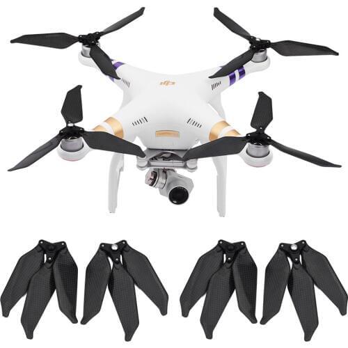 Upgrade 9455S Carbon Fiber Propeller for DJI Phantom 3 Drone Durable Props Folding Propeller Phantom 2 Replacement Blade Wing
