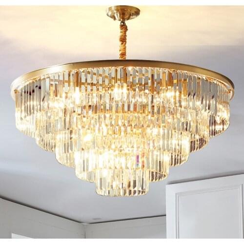 Modern Chandelier for living room lamp dining room crystal light fixtures bedroom round dining room Led Chandeliers