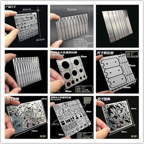Mottled Water Stains Stains Small Distance Aging Spray Plate 1/32 1/35 1/48 1/60 1/100 Gundam Military Diorama Tank Model Tool