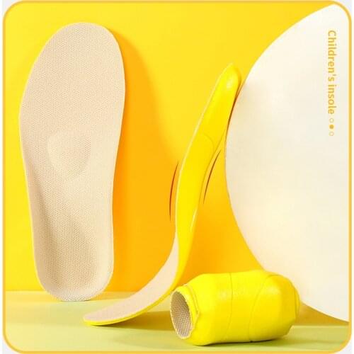 FootMaster Children Orthopedic Insoles For Shoes Flat Feet Arch Support Sport Pad Soft PU Inserts In Pads Relief Foot Heel Pain