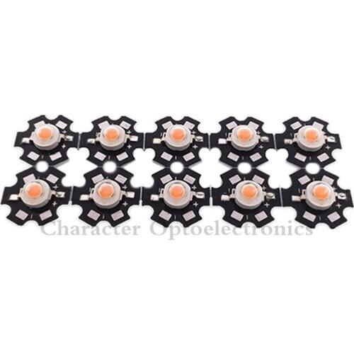 100 pcs 3 W High Power Watts SMD LED Chip Accounts Light White Blue Red Green IR UV With PCB