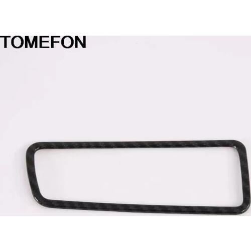 TOMEFON For Hyundai Tucson 2019 2020 Front Head Light Lamp Control Switch Button Cover Trim Interior Accessories ABS CarbonFiber