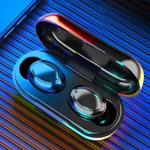 TWS Mini Wireless Bluetooth 5.0 Earphone Touch Control Waterproof Sports Headphone 8D Surround Sound Stereo Music Headset