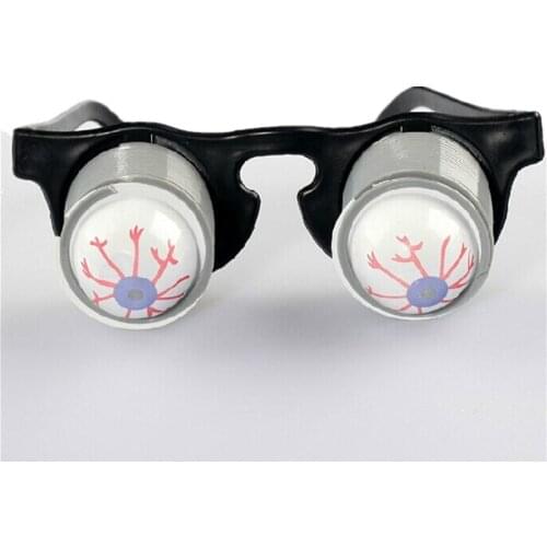 Halloween Funny Personality Scary Horror Eyeball Dropping Glasses Personality Tricky Prank Eyes Joke Gags Toy