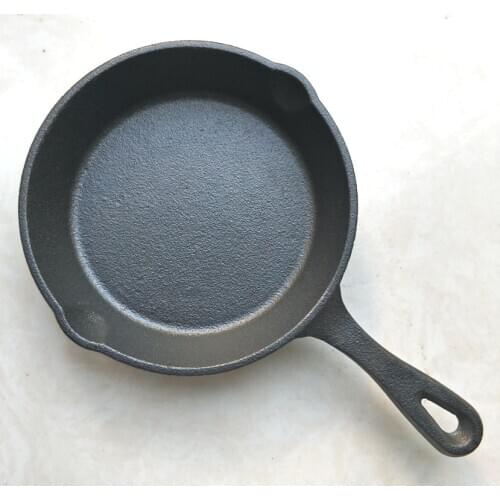 1Pc Dia.:16cm Pre-Seasoned Cast Iron Skillet, 16cm By Bruntmor - Use To Fry, Sear, Saute, Bake, And More - Indoor/Outdoor Use