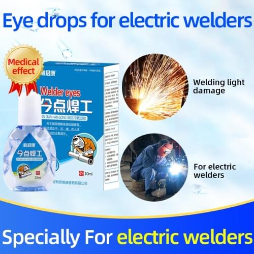 10ml Eye Drops for welders Relieves Red Eyes Discomfort Blurred Vision Medical Clean Eyes Detox Eyes Care Drops