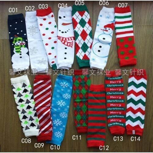 10PAIR/LOT Anyongzu Girls Christmas Cotton Autumn And Winter Children Girls Leggings Pure color legs warmers