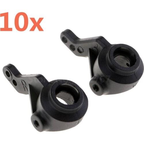 10 Pieces RC Cars HSP Spare Parts Steering Hub Carrier(L/R) 02014 Racing RedCat Accessories 102011 For 1/10 Remote Control Car