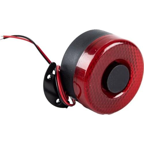 DC 12V-24V 105dB With LED Warning Siren Sound Signal Backup Alarms Horns Beep