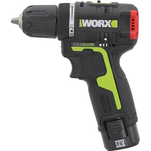 130 professional tool 12V Brushless motor Drill Cordless electric Screwdriver with 2 battery and charger