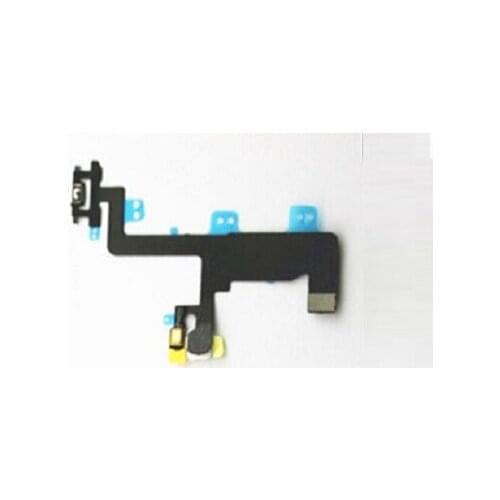 20pcs Power Flex Cable for iPhone 6 4.7'' On Off Button Microphone + Flash Metal Bracket Replacement Parts