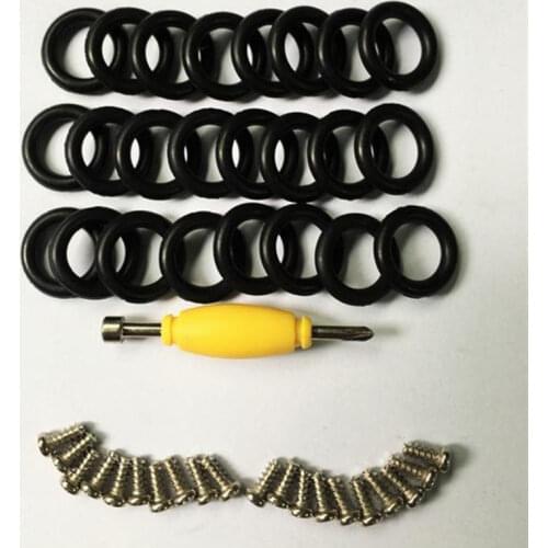 20 pcs O-RINGS Waist Bands & 20 pcs screw + spanner tool for 3.75'' GI Joe Cobra Action Force Toy Parts