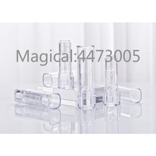 5/10/30/50/100PCS Empty12.1mm clear square Lipstick Tube DIY Makeup Refillable Package Container plastic Lip Rouge Pipe Shell