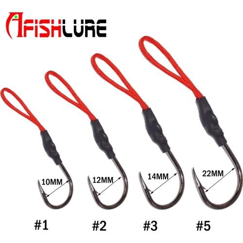 AH07 Sea Fish Assist Hook Fishhooks Jig Slow Jigging Hooks Japan Fishing Hooks high carbon fishing hook Stainless Steel Jigging