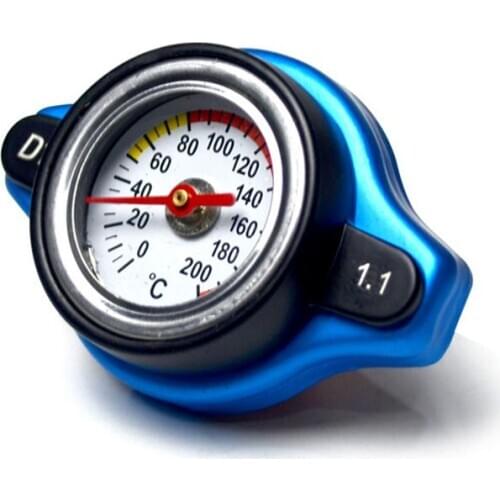 Car Thermostatic Gauge Radiator Cap 0.9/1.1/1.3 bar Water Temp Meter B36B
