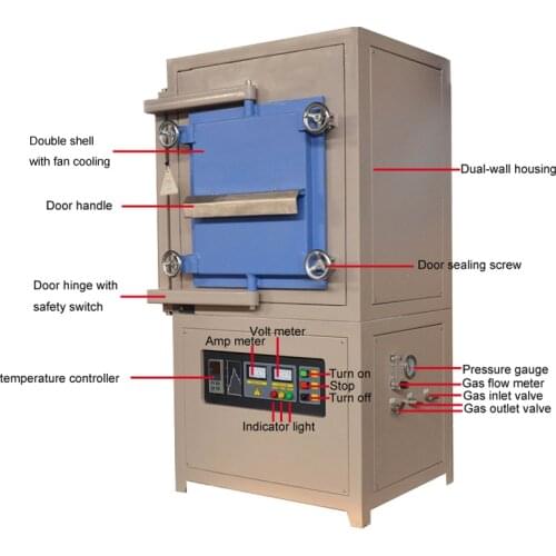 Nitrogen degassing furnace lab atmosphere furnace lab argon furnace