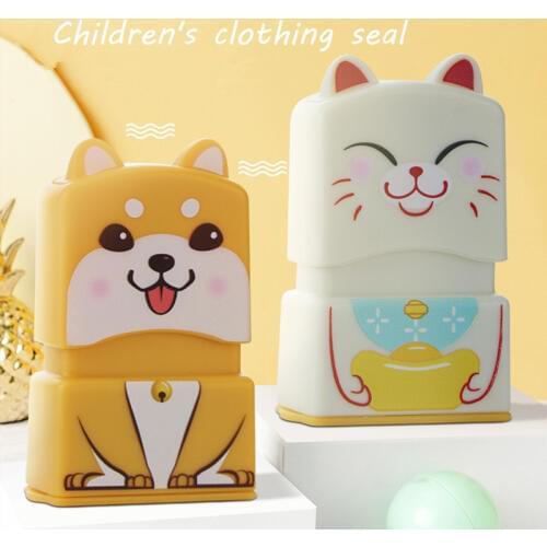 Childrens name seal waterproof not faded kindergarten clothing seal photosensitive seal order Custom LOGO