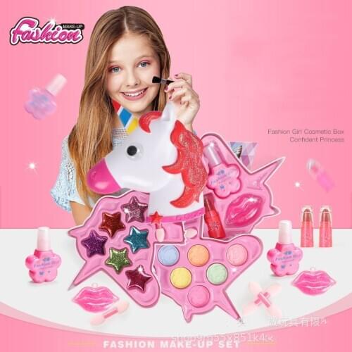 Kids Makeup Set Princess Cosmetics Make up set For Girls Pretend Play Girls Safe Washable Beauty Makeup Toys Princess Dress Up