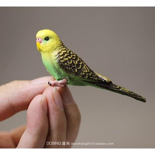 Wild Animal Little Birds Model Ornaments Cute Small Parrots Fairy Garden Miniature Accessories Decor Action Figure Figurine Toys