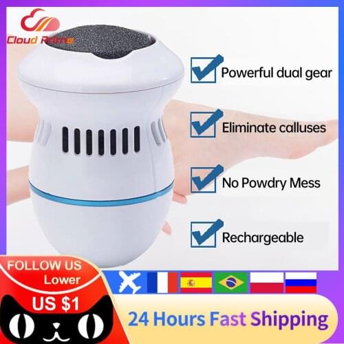 Electric Foot File Grinder Dead Skin Callus Remover for Foot Pedicure Tools Feet Care Foot Grinding Machine + 12 Grinding Head