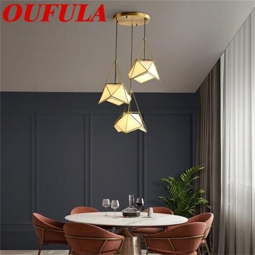 Hongcui Brass Pendant Lights Copper 220V 110V Fashionable Fixture Home Creative Decoration Suitable For Dining Room Restaurant