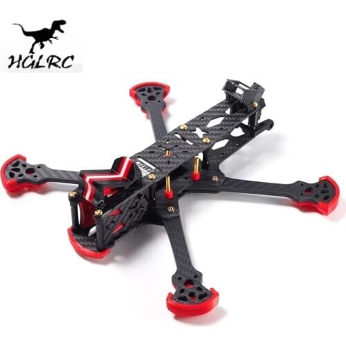 HGLRC Sector 5 v3 Freestyle 5/6/7 Inch 226mm Wheelbase 5mm Arm 3K Carbon Fiber Frame Kit for RC Drone FPV Racing Freestyle