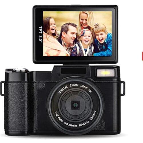 2017 Super 24Mp Max 8MP CMOS Sensor 3inch Screen Compact Digital Camera Professional Photo Camera 1080P Video 800mah Battery