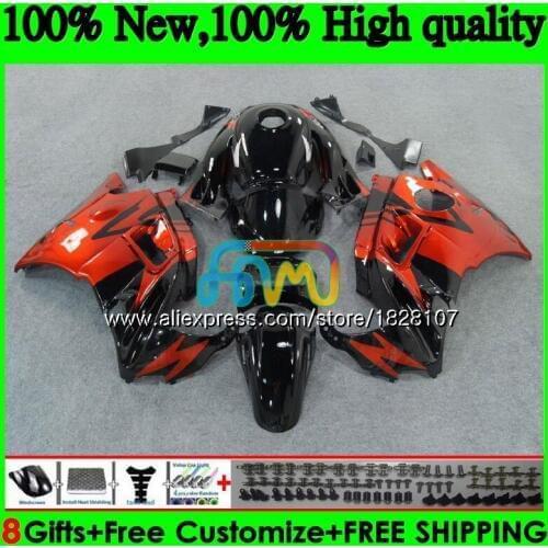 Body +Tank For HONDA CBR 600F3 600 F3 FS CBR600FS 3BS.39 CBR600 F3 CBR600F3 1995 1996 1997 1998 Hot orange 95 96 97 98 Fairing